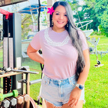 Load image into Gallery viewer, Lilac Pikake Molokai Tee

