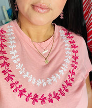 Load image into Gallery viewer, Pink Double Plumeria Molokai Tee
